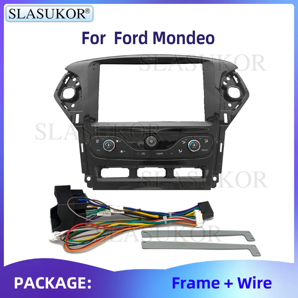 9 pollici per Ford Mondeo 2007-2010-2014 Android Auto Car Radio Carplay sistema intelligente navigatore accessori telaio