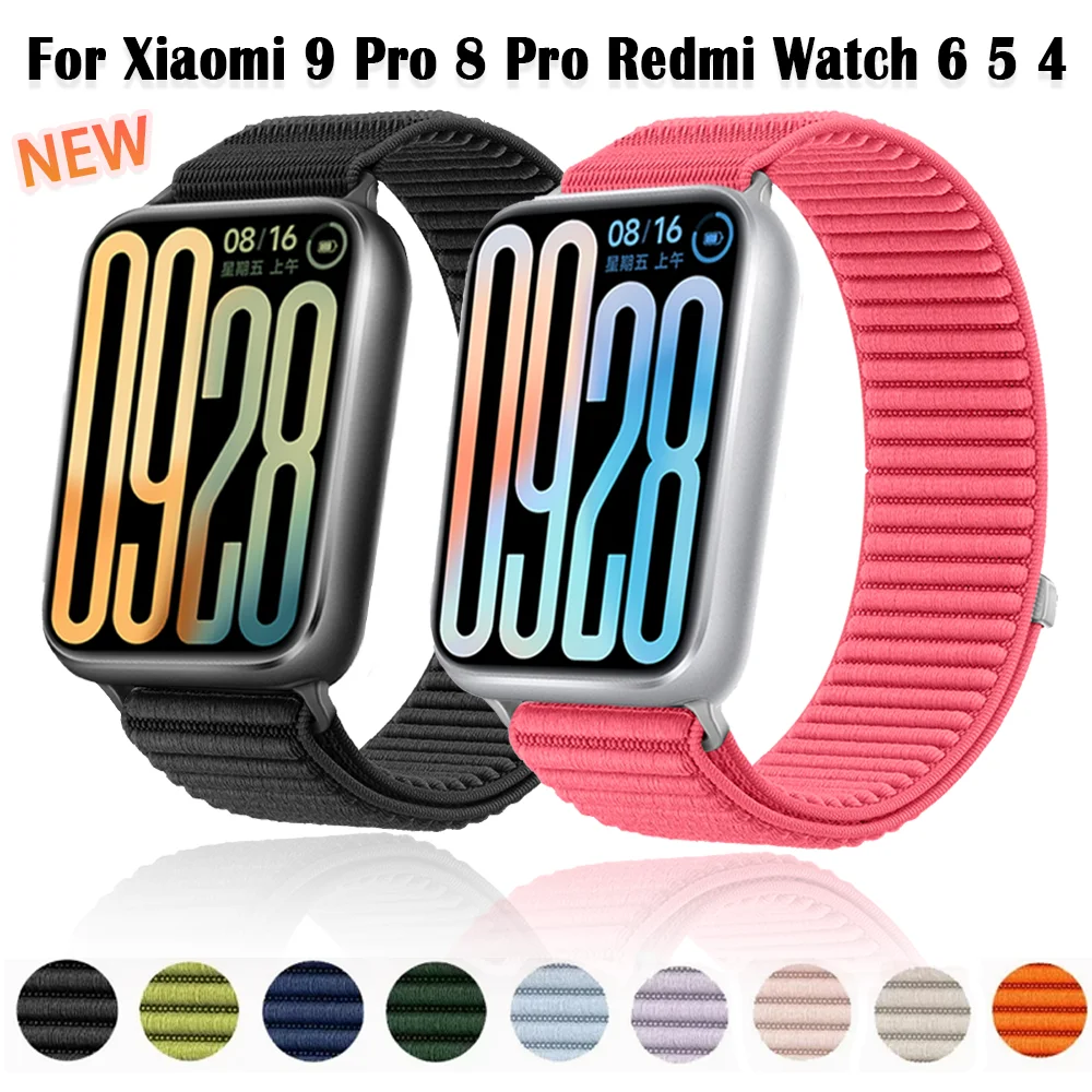 �y�Z�[�����z���^���w�b�h�i�C�����҂݃��[�v�X�g���b�v Xiaomi Mi Band 9 Pro 8 Pro �X�|�[�c�ʋC���u���X���b�g Redmi Watch 6 5 4 �o���h�A�N�Z�T���[�p