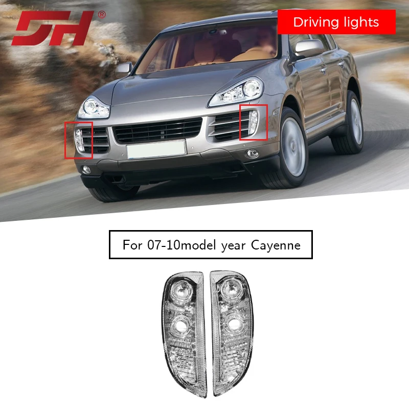 

Car front bumper fog light suitable for Porsche Cayenne 957 2007-2010 95563118102 95563118202