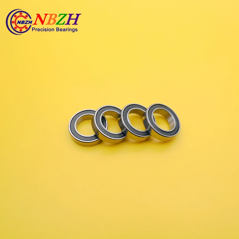 Free Shipping NBZH Bearing50pcs The Rubber Sealing Cover  Thin Wall Deep Groove Ball Bearings 6801-2RS 12*21*5 Mm