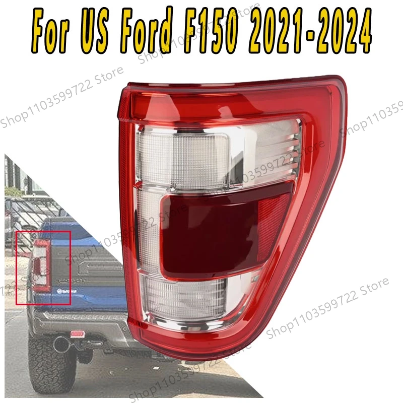 For US Ford Raptor F150 2021 2022-2024 3 Generation Raptor LED Rear Taillight Steering Light Brake Light Brake Warning Light