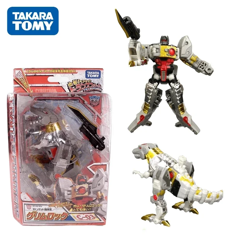

In stock original TAKARA TOMY Transformer Japanese version C-03 Grimlock PVC anime character action figure model toy