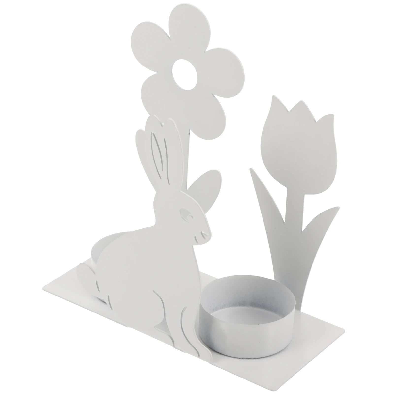 

Rabbit C Easter Holder Table Centerpiece C St For Table Tinplate Tea Light St Home Decor Desktop nament C Holders