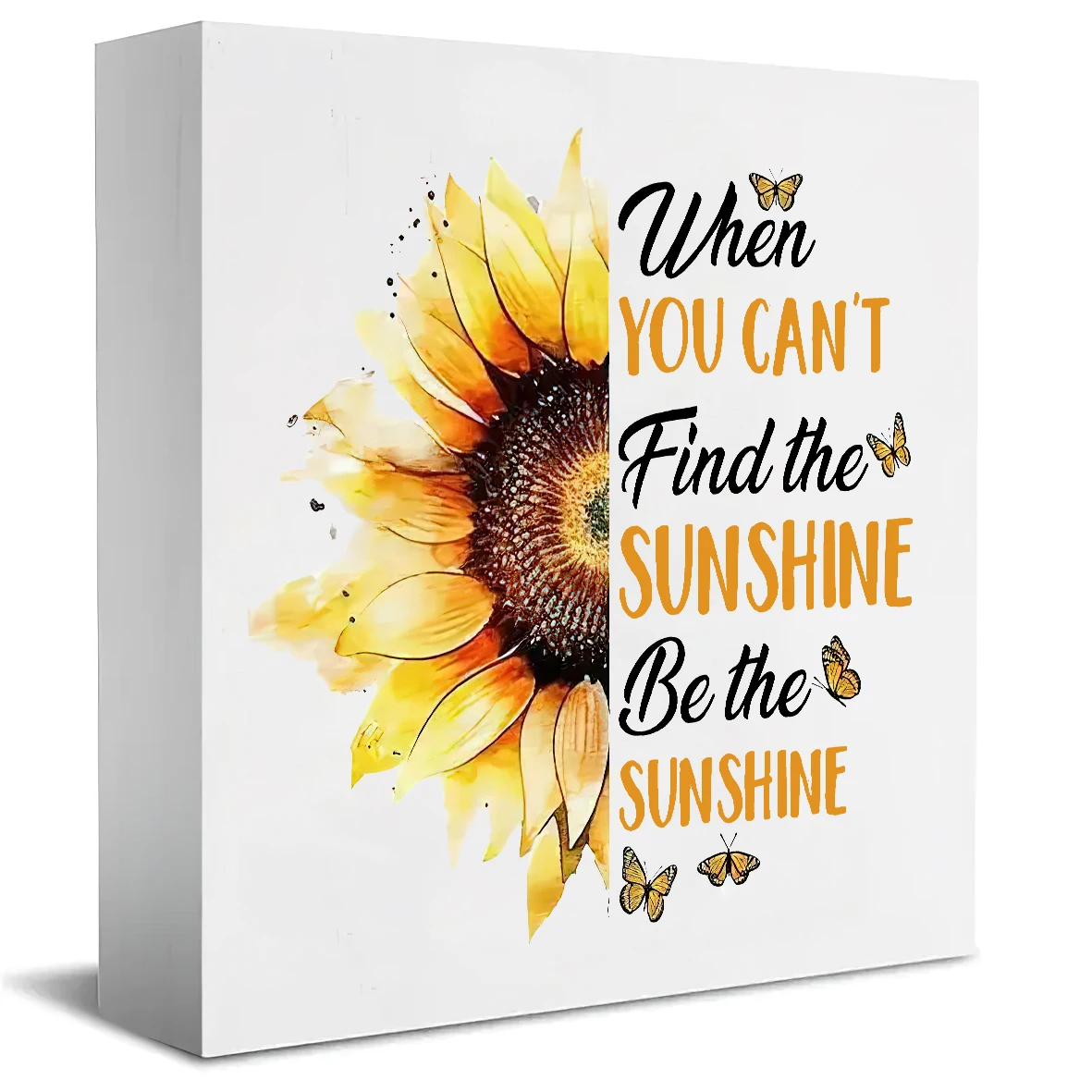 1pc Sunshine Sunflower wood Decor with Box – Beige & Mustard Yellow Farmhouse Style Decoration, Design for Home, Office, Shelf 1pc Sunshine Sunflower wood Decor with Box – Beige & Mustard Yellow Farmhouse Style Decoration, Design for Home, Office, Shelf