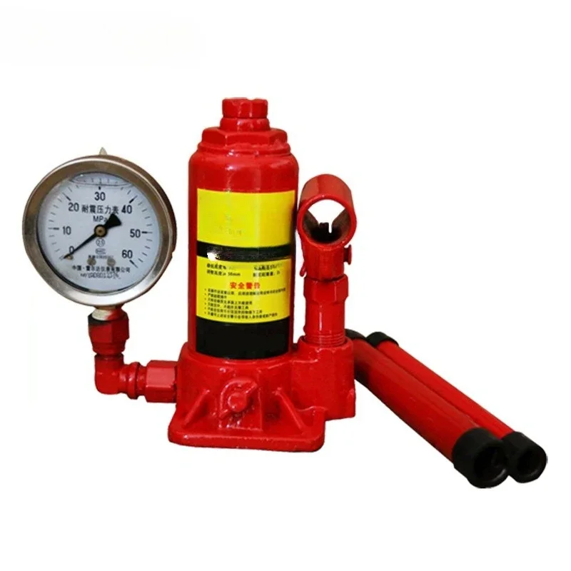 

With pressure gauge jack, vertical hydraulic jack Measurable pressure jack