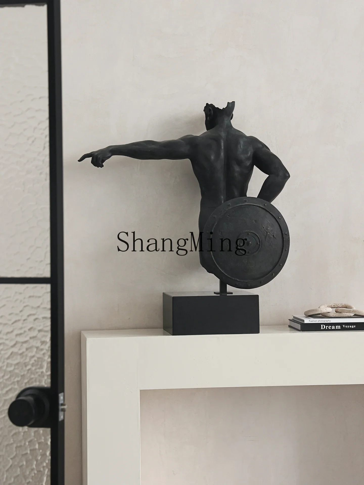 CL Guard Sculpture Ornament Living Room Entrance Office Ornament