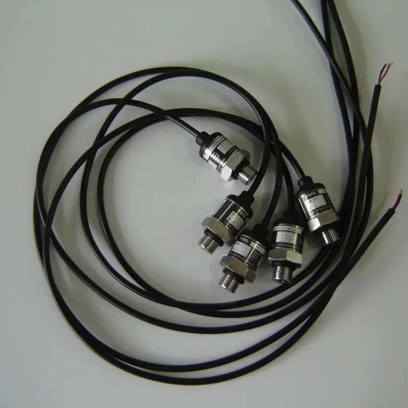 1PCS Stainless Steel Lead Type 4-20mA Pressure Sensor 0-1.6MPa Pressure Transmitter Range 16Bar