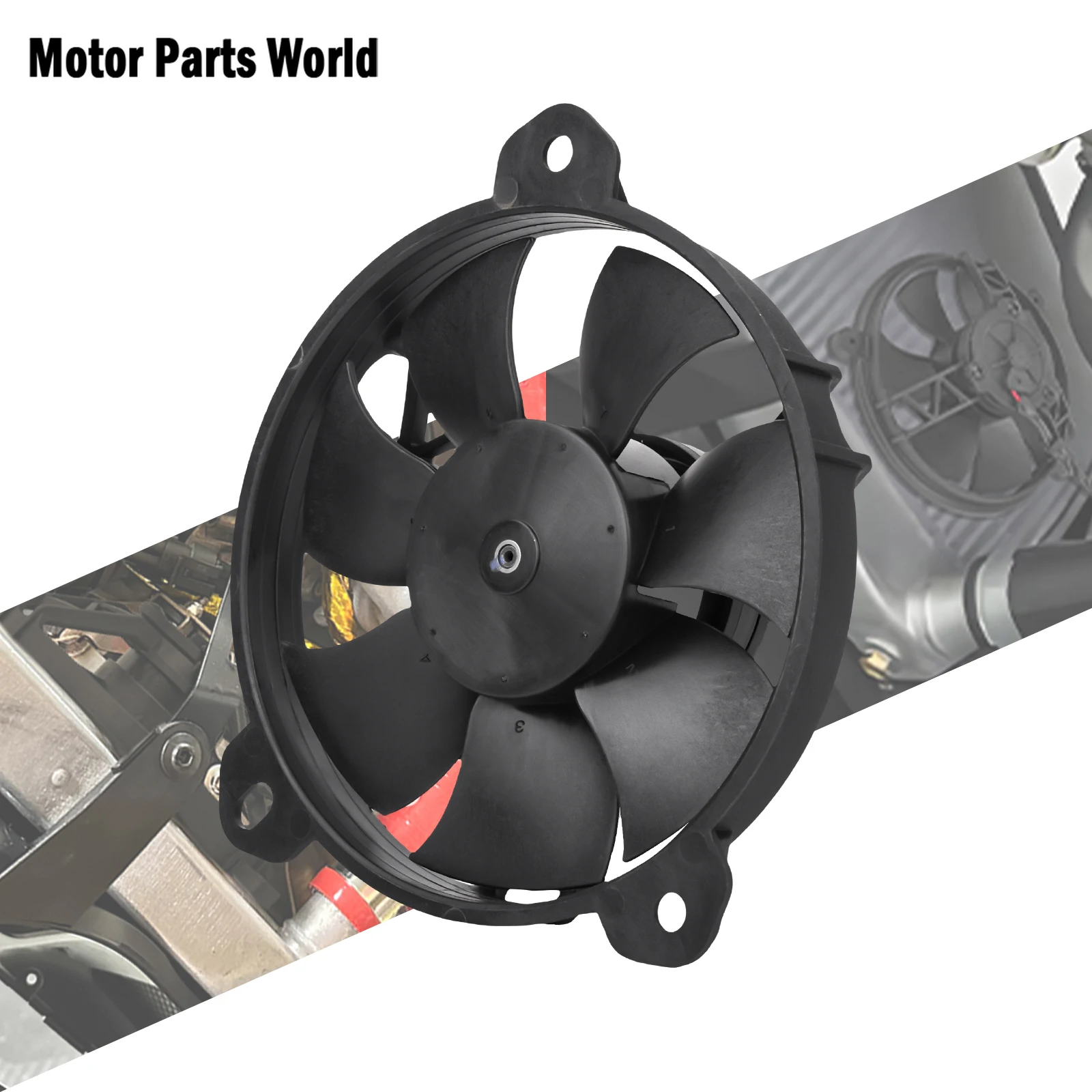 

Motorcycle CoolFlow Fan 1PC Black Right Radiator Fan Cooler Electric Fan For Panigale V4 2018 2019 2020 2021