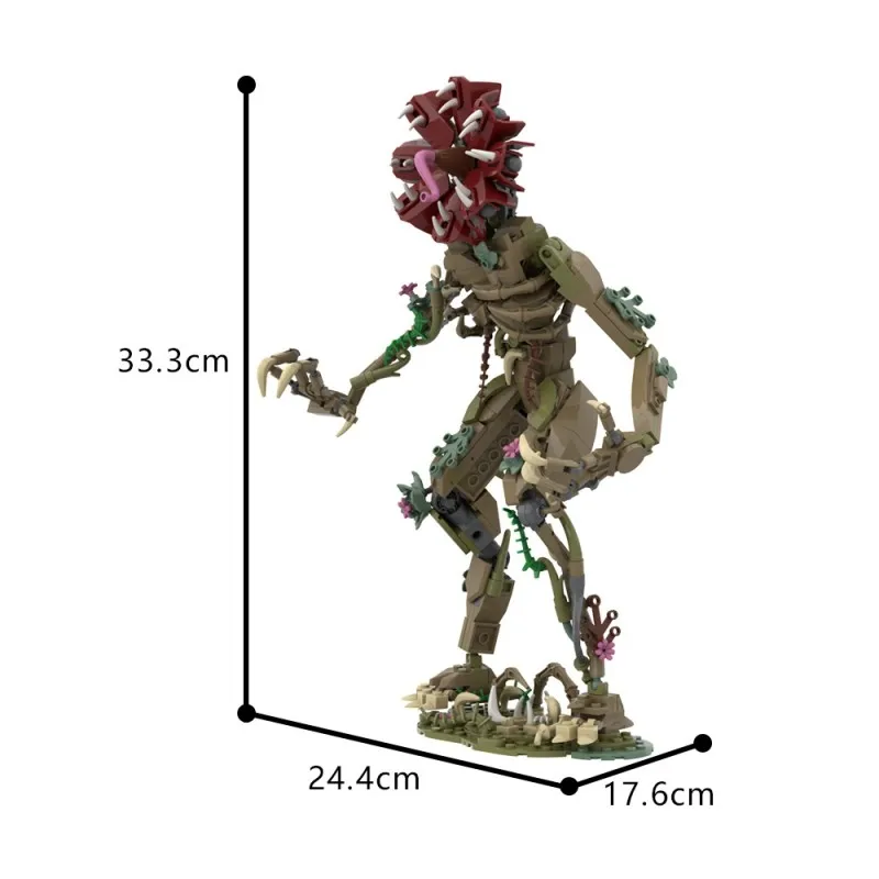 MOC Strangered Things Demogorgon Monster miniatura de bloques de construcción figura ladrillos Kit DIY juguetes para niños regalos de navidad