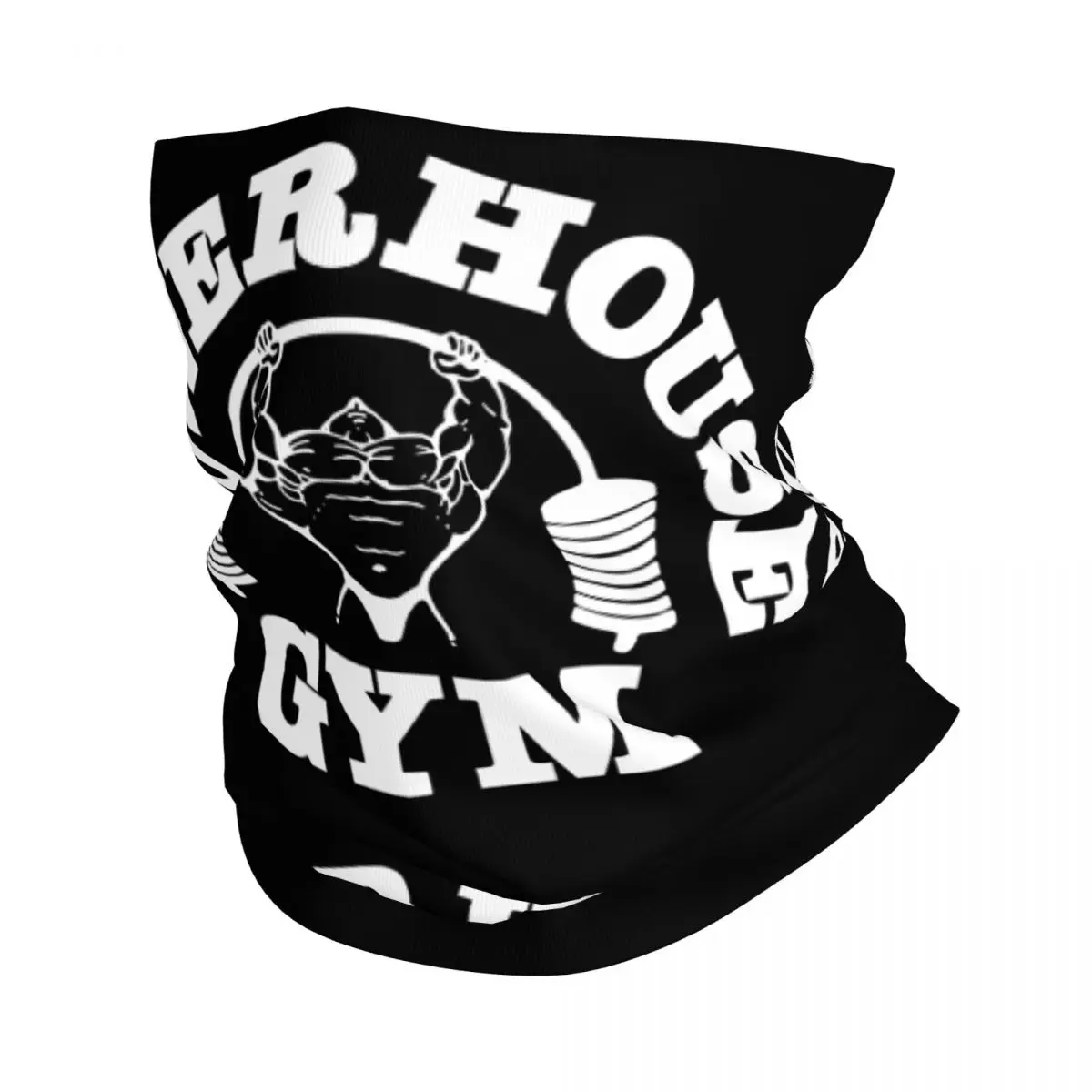 Powerhouse Gym Logo Winter Headband Neck Warmer Women Men Hiking Hunting Tube Scarf Bodybuilding Fitness Face Bandana Gaiter