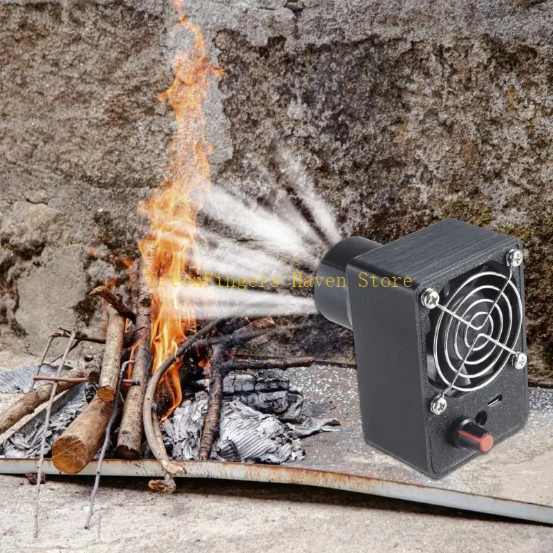 F68D 12V High Efficiency Blower Fan for BBQ Bellow and Camping Charcoal Lighting