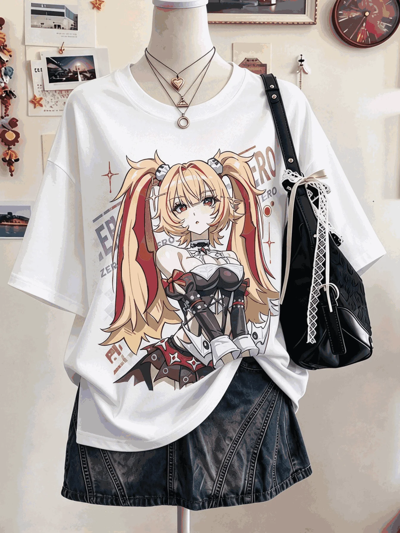 Zenless Zone Zero Summer New Cotton Retro Unisex Casual Fashion T-shirt High Street Oversized Unisex Trendy Vintage Loose soft
