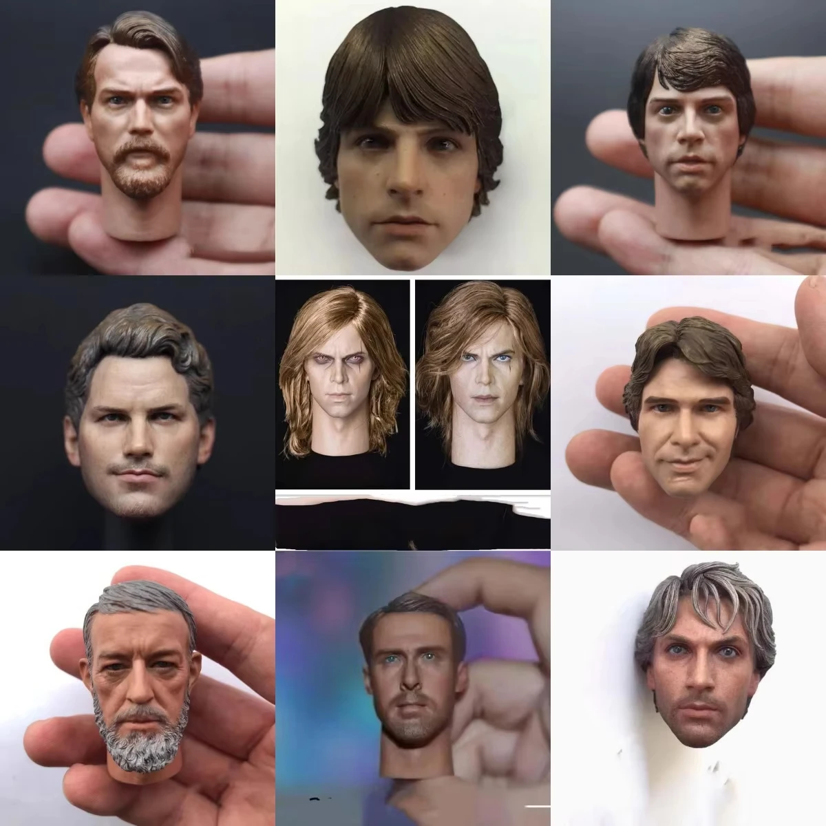 

Масштаб 1/6, американская мужская голова солдата, играющая в научную фантастика, киногерой, голова актера, играющая в модель для 12-дюймовых экшн-фигурок, игрушки