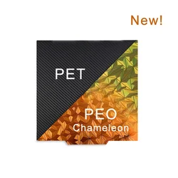 ENERGETIC PEI Spring Steel Sheet 377x370mm Double Side Smooth PET PEO Chameleon Magnetic Build Plate for Ender-5 Plus 3D Printer