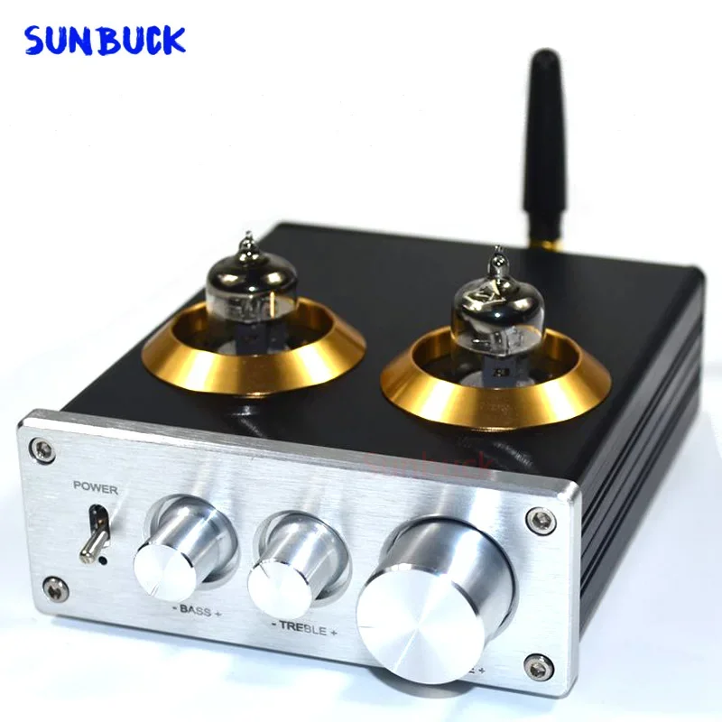 Sunbuck DC12V power supply 4.2 Bluetooth HIFI front 6J1 tube amplifier