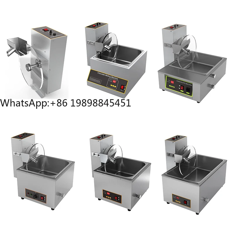 

2025 New Table Top Model Chocolate Melters Industrial Small Chocolate Temper Coating Machine for Sale