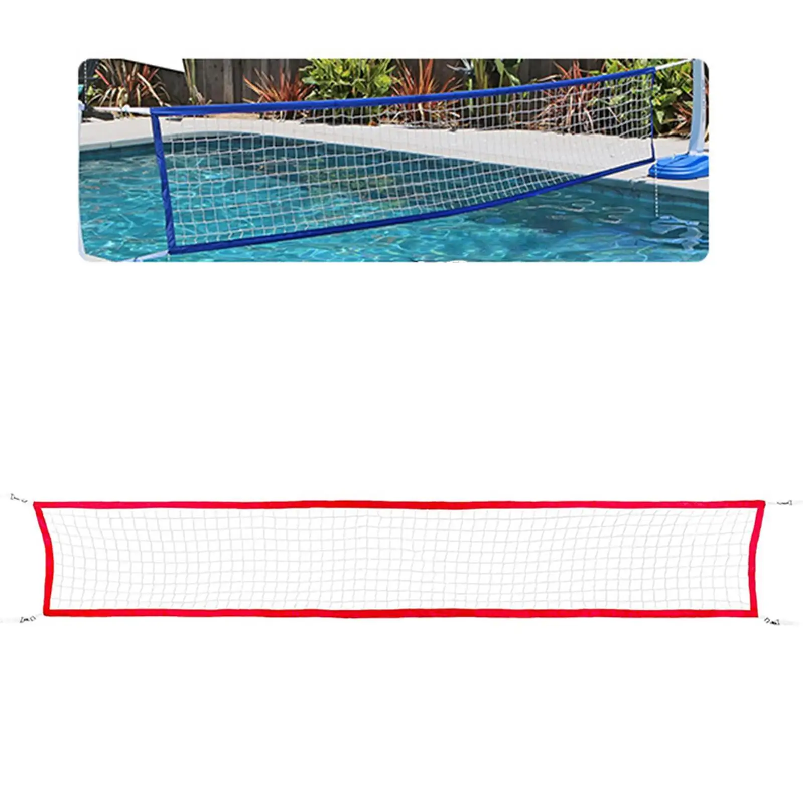 Pool Volleyball Mesh Net Heavy Duty Volleyball Practice Net Volley Ball Net for Park Outdoor Sport Swimming Pool Beach Lawn