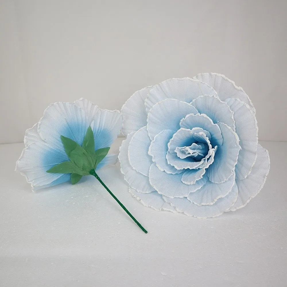 

30CM Giant Simulated Rose Flower Linen Simulated PE Foam Material Wedding Decoration Wall Decoration Backdrop Decoration
