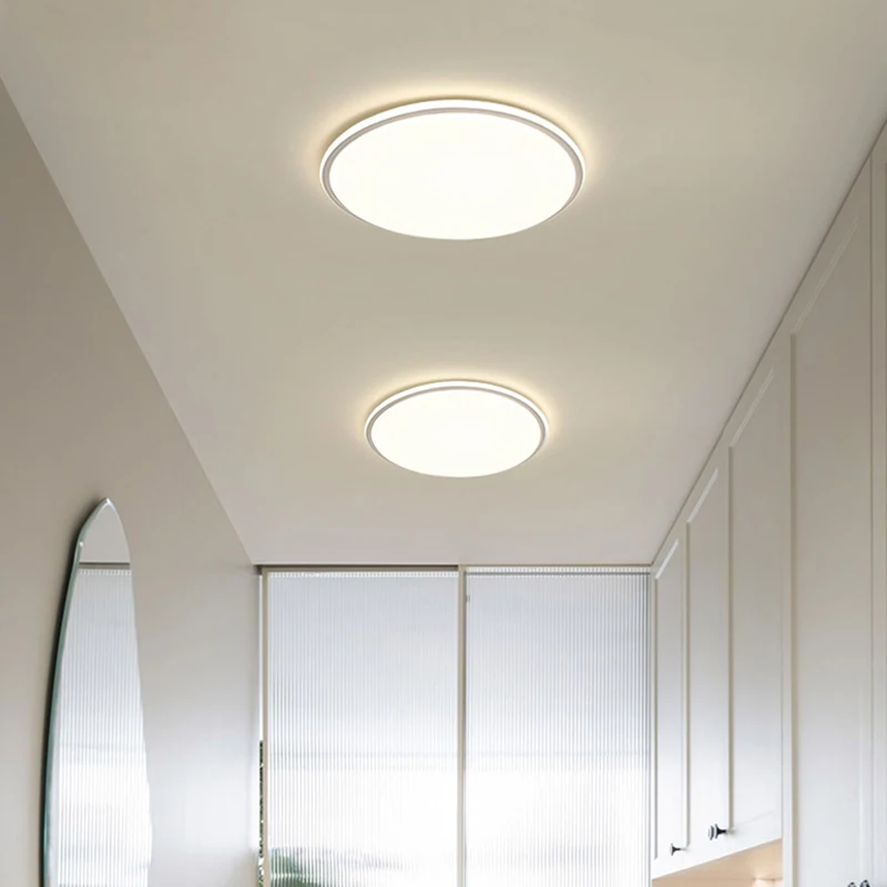 Luz de techo nórdica para pasillos, lámparas de Interior para sala de estar, dormitorio, pasillo, entradas, guardarropa, accesorios de iluminación