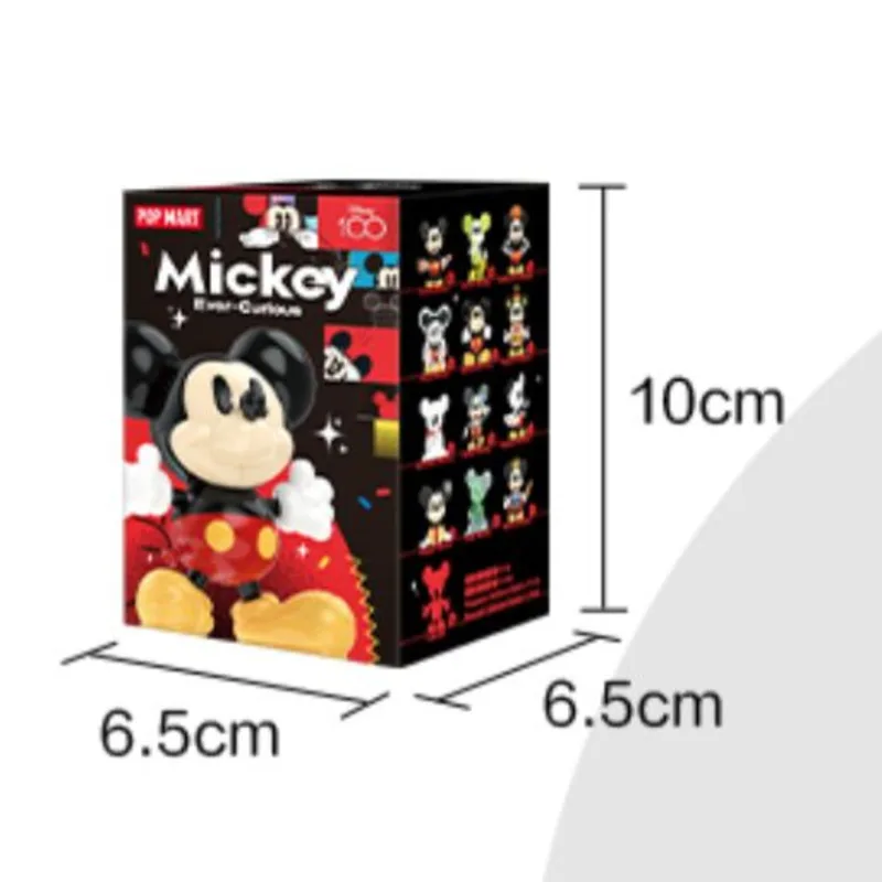 Disney Mickey Mouse Anime Action Figure Kawaii Curiosity Without Borders Series Model Doll Cartoon Cute Ornament Decor Toy Gift