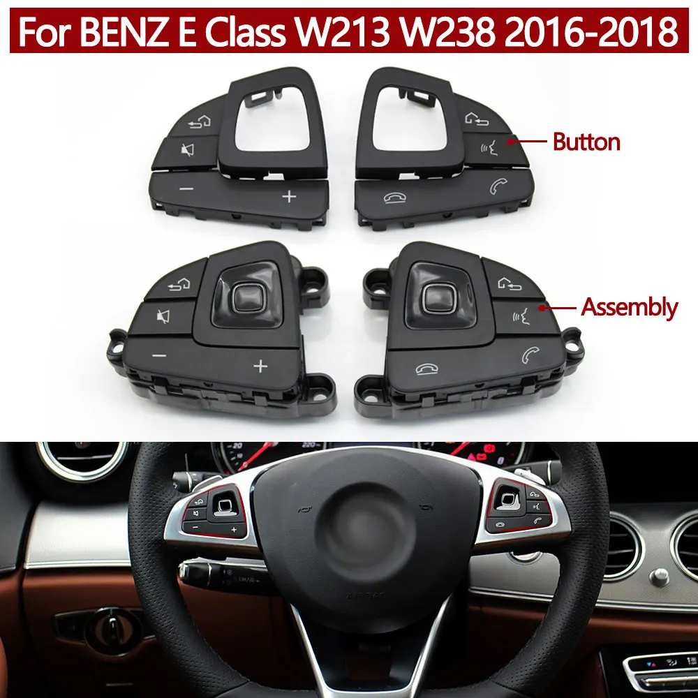 

Car Left Right Multi-function Steering Wheel Switch Button For Mercedes BENZ E Class W213 W238 2016-2018 A0999056200 A0999056300