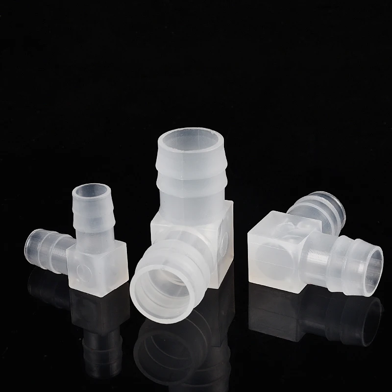 Equal Diameter Right Angle Elbow L Type Connector Plastic Pagoda Hose Connector Pipe Connector 4mm~20mm