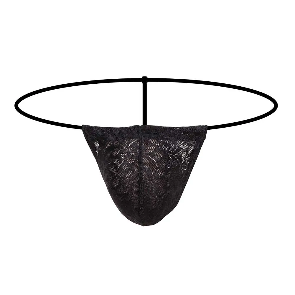 Comfortable Underpants Breathable Thongs Loungewear Underwear For Parties Men Sexy G-strings Underwear 5 Spandex Blend