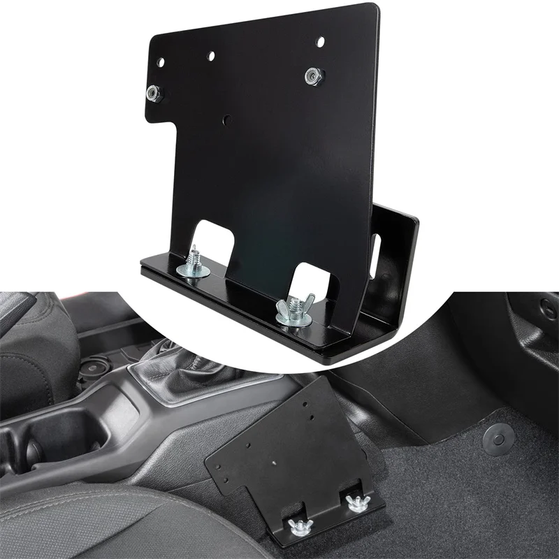 Passenger Seat Side Quick Disconnect Universal CB Radio Mount Mobile Radio Mount for Jeep Wrangler JL & Gladiator JT 2018-2023