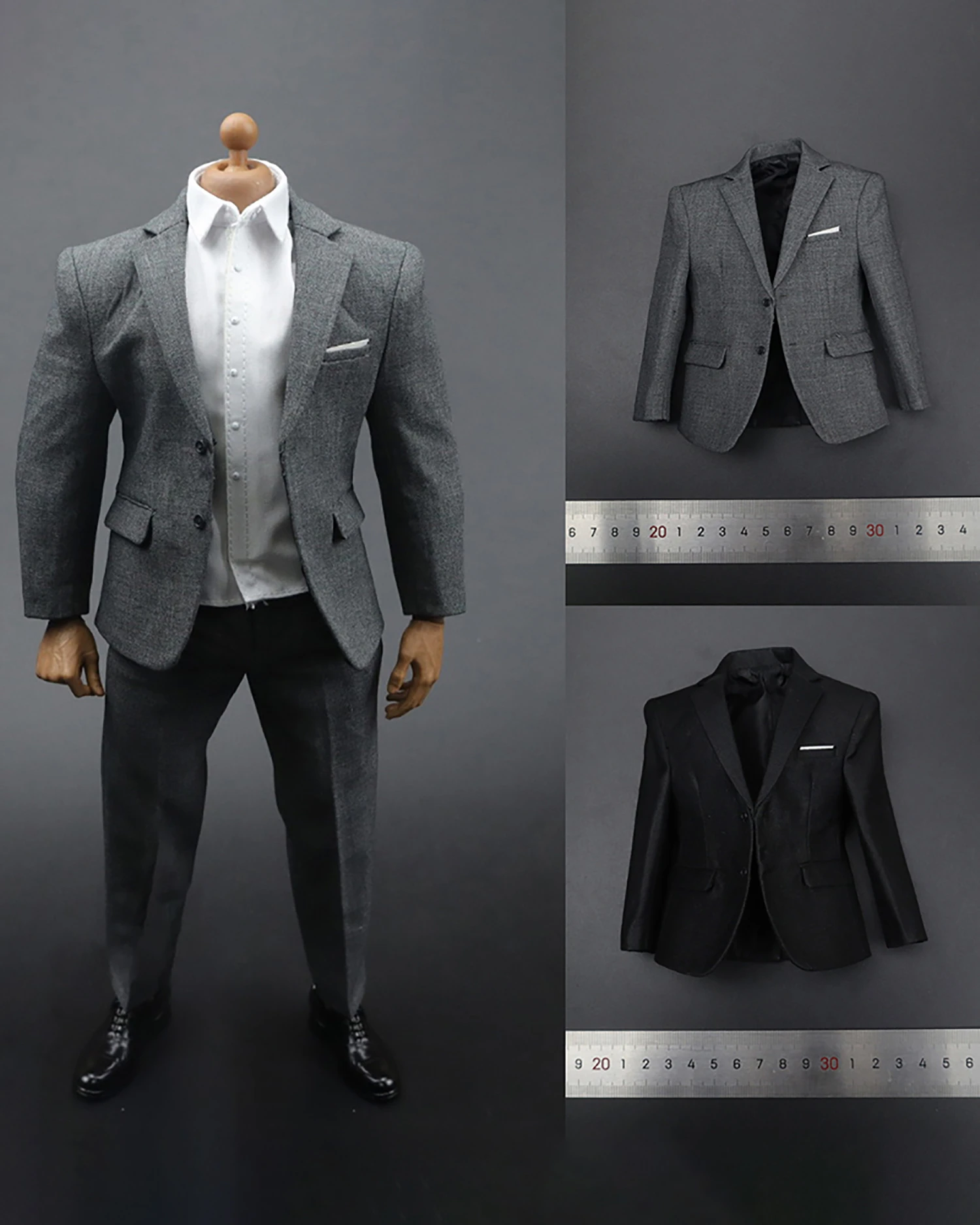 

1/6 Scale Strong Male Figure Suit Clothes Model Fit for 12'' AT027 Man Action Figure Body