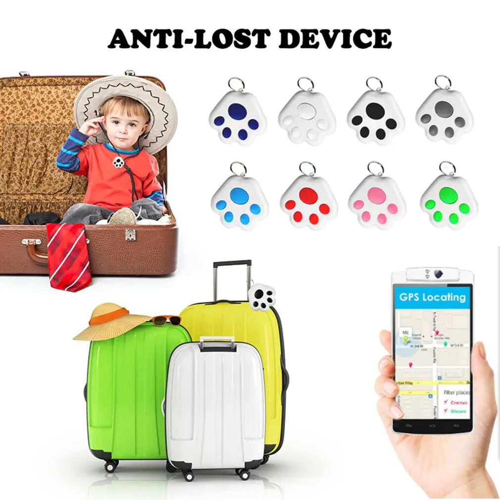 Mini GPS Tracker Bluetooth Anti-Lost Device Pet Kids Bag Wallet Tracking for IOS/ Android Smart Finder Locator Accessories