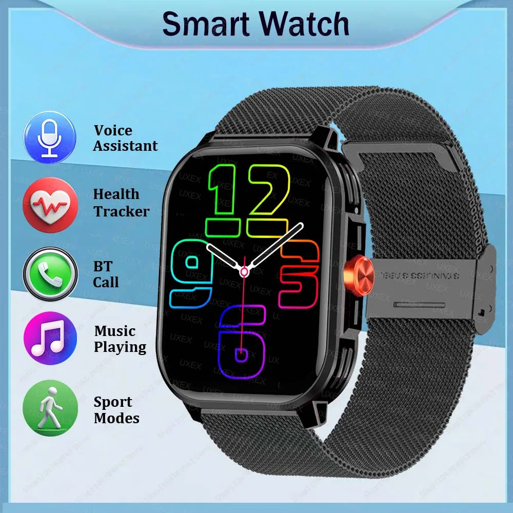 Men Outside Smartwatch Watch 2.01 Full Screen Christmas Gift Bluetooth Call Custom Photo Fitness Sports Watches For Android Ios