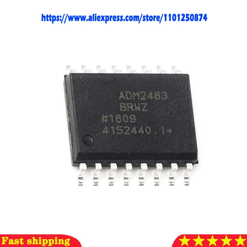 1PCS ADM2483 ADM2483BRWZ RS-485/RS-422 SOP-16