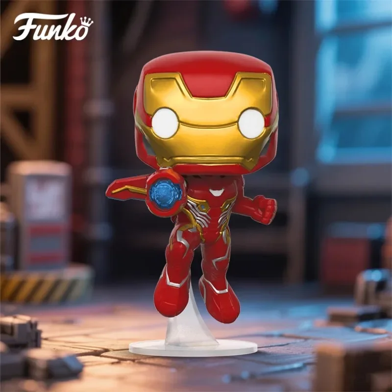 Funko POP Original Marvel Iron Man Anime Figure Tony Stark Action Figure Toys for Boys Girls Gift Collectible Model Ornaments - Image 4
