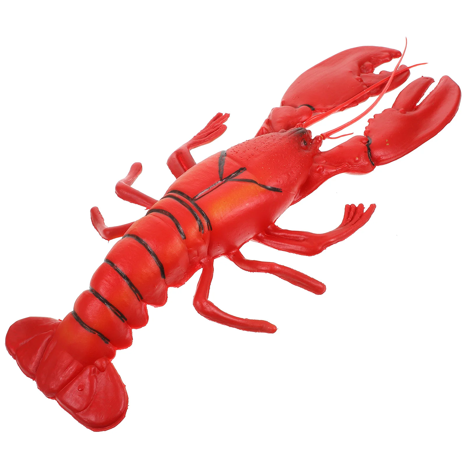 Lifelike Lobster 20 x 8 inch Super Large Plastic Lobster Model for Home Decor Market Display Photography Prop Kids Pretend Play