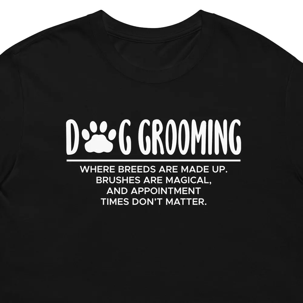 Dog Groomer Definition T Shirt For Funny Hairdresser Salon Pets And Animals