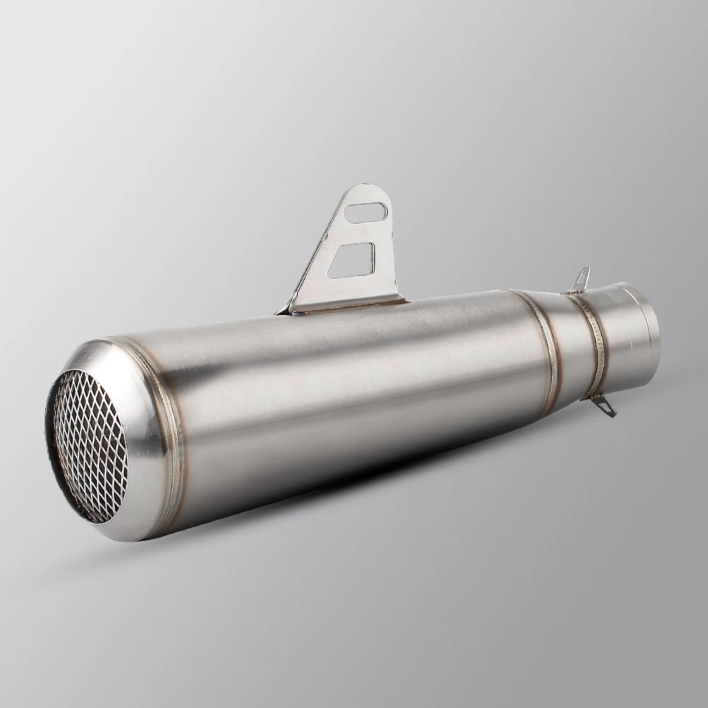 Knalpot Sepeda Motor Pipa Knalpot Melarikan Diri Moto dengan DB Killer Universal 51MM untuk Yamaha Honda R6 R15 R1 R3 MT07 Nmax155 Buku Xsr155