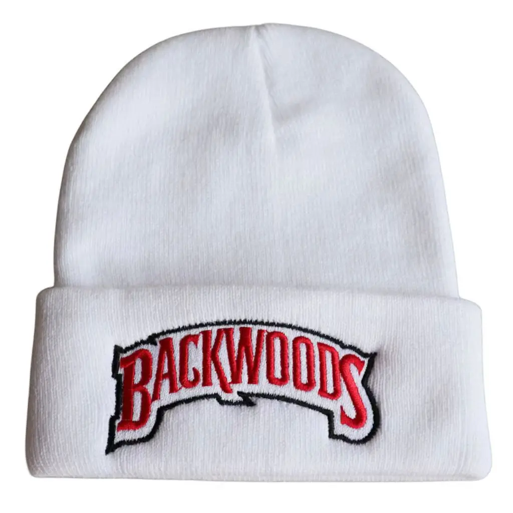 Hip-hop embroidered lettering Cap Men Women backwoods Knitted Wool Hat BACKWOODS embroidered knitted Caps with a hood Caps