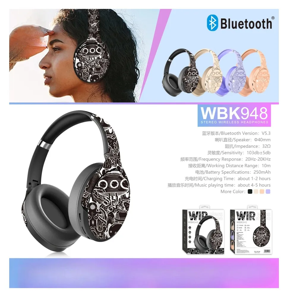 CEKACA Частная модель Running Volume Новая карта Складная стереоухо Беспроводной спортивный мобильный телефон Музыка