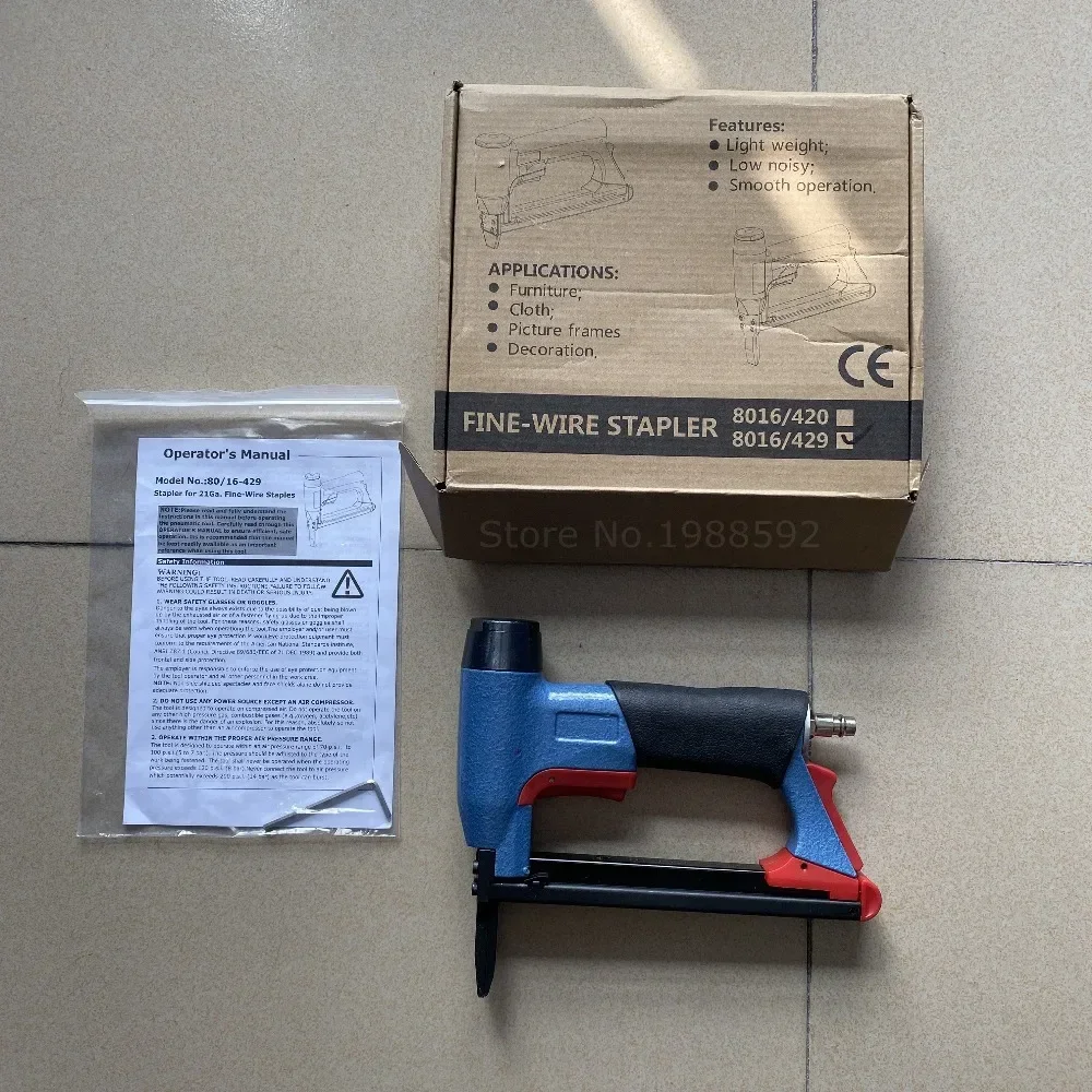 Gaga Fine Wire Air Stapler Gun BEA Type Gas Nailer Pneumatic U-type Pneumatic Strip Nail Gun Staple Gun