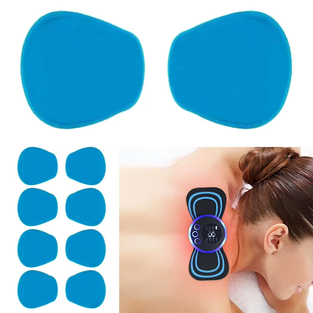 1Pair/2pcs Body Massager Patch Replacement Silicon Gel Abdominal Muscle Patch Comfortable Harmless EMS Neck Trainer Accessories