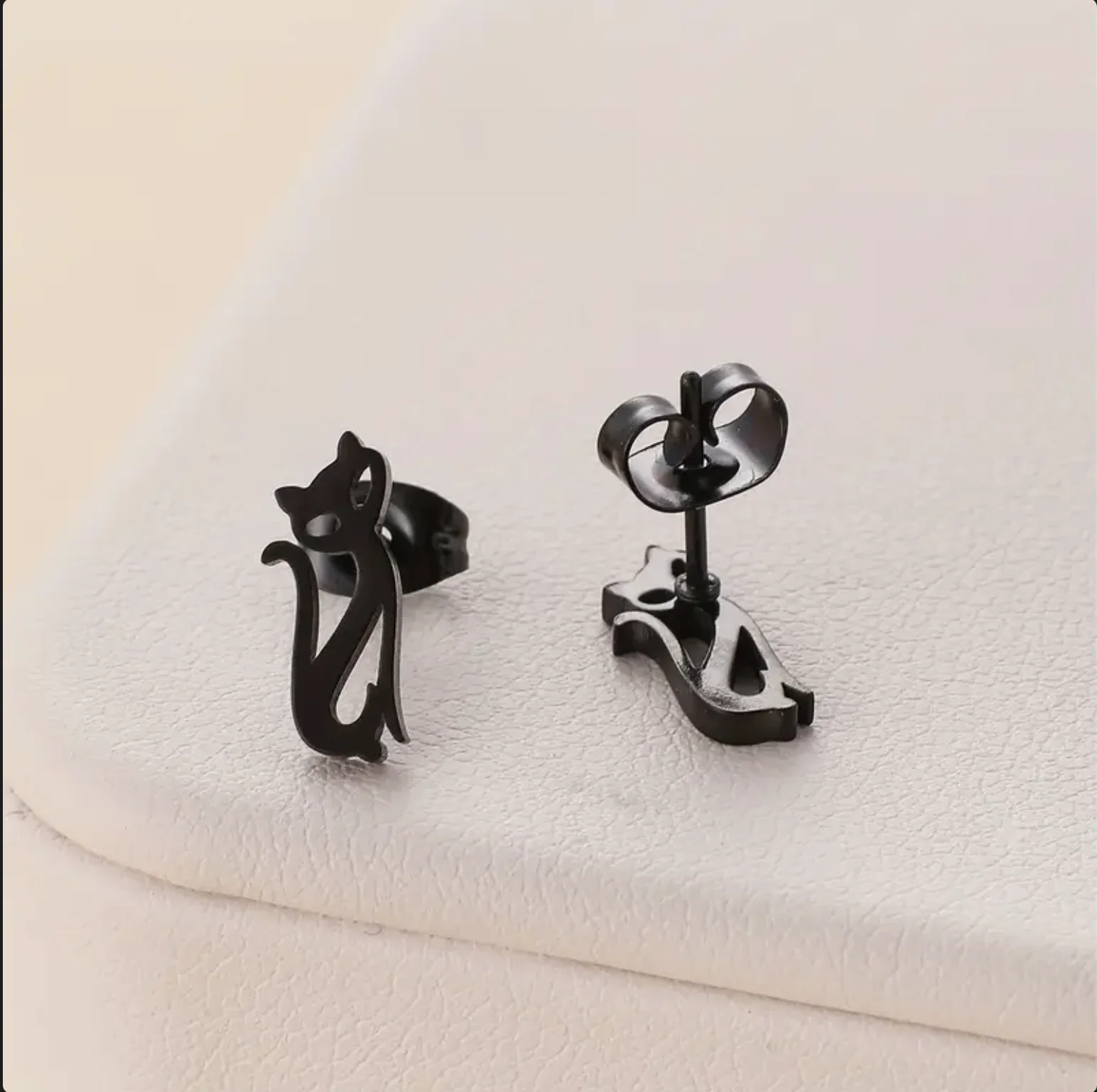 Set Of Adorable Fox Shaped Stud Earrings Elegant Leisure Style For Women Girls Daily Wear Lightweight Female Ear Decor