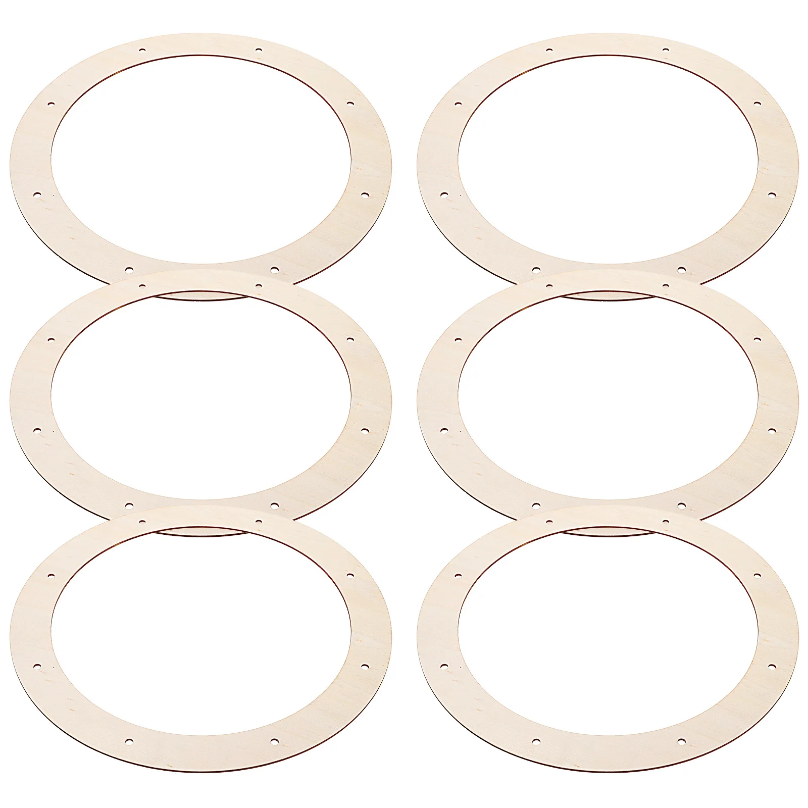 

Wreath Rings Round Wreath Loop Frame Set for Christmas Decorations Floral Garlands Wall Hanging Ornament Wood Craft Supplies