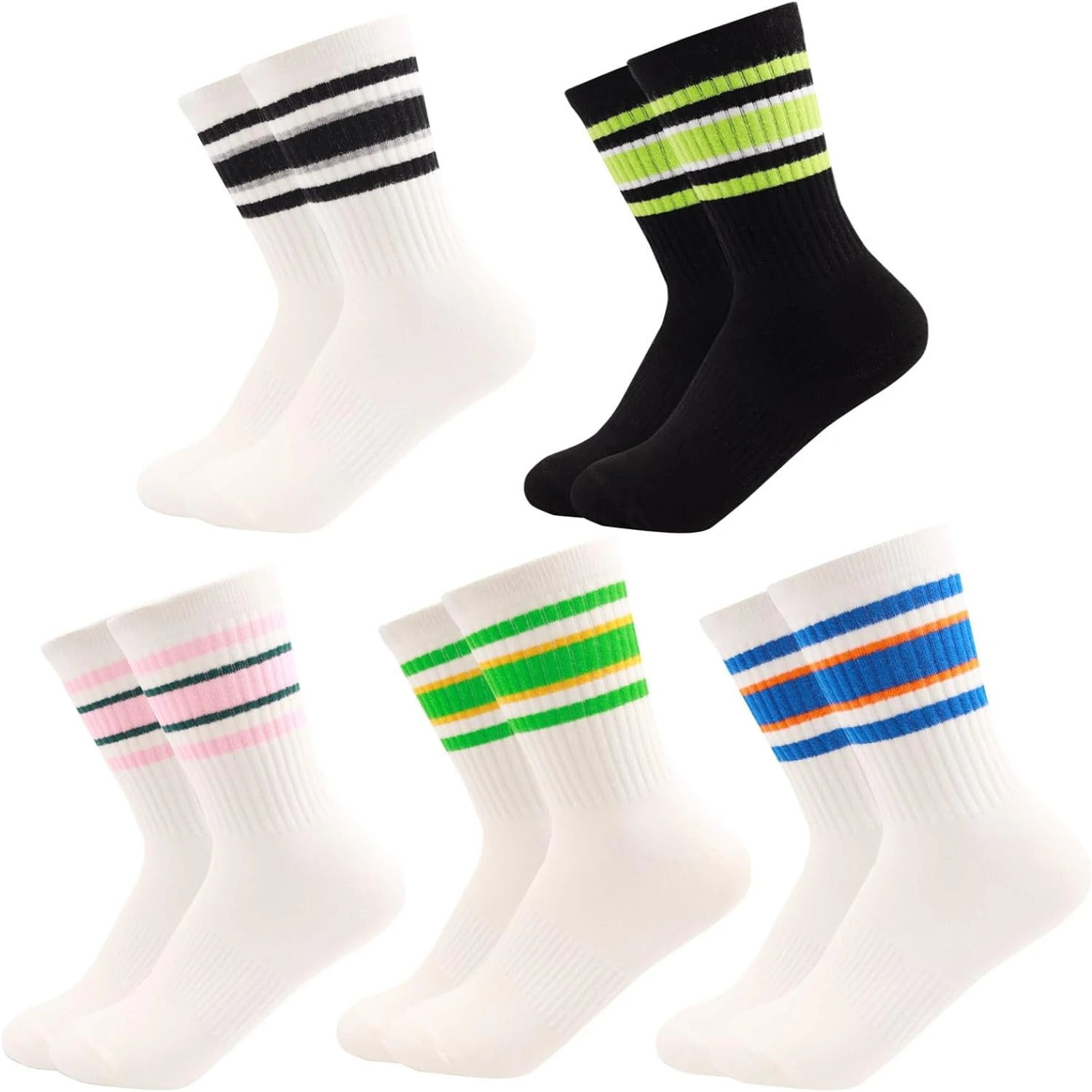 Stylish and sophisticated ultra-soft, luxurious premium crew socks for ultimate style and longevity - top-tier materials for all