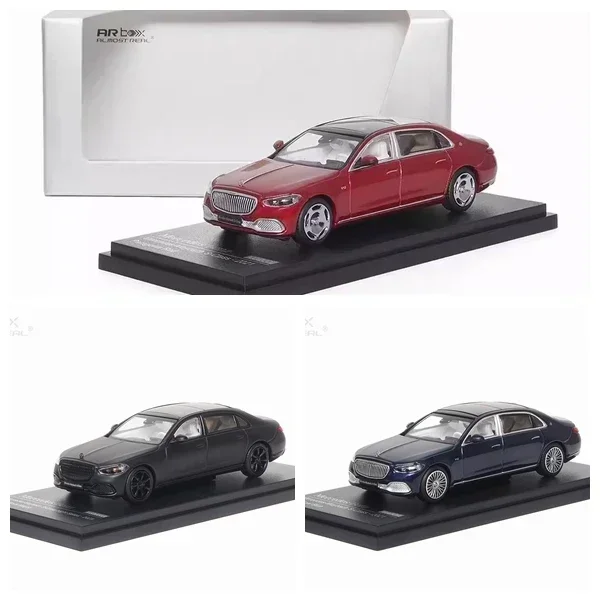 1:64 Maybach Mercedes-Benz S680 double color red alloy die-cast car model,collection pieces, boys\' toys,children\'s holiday gifts