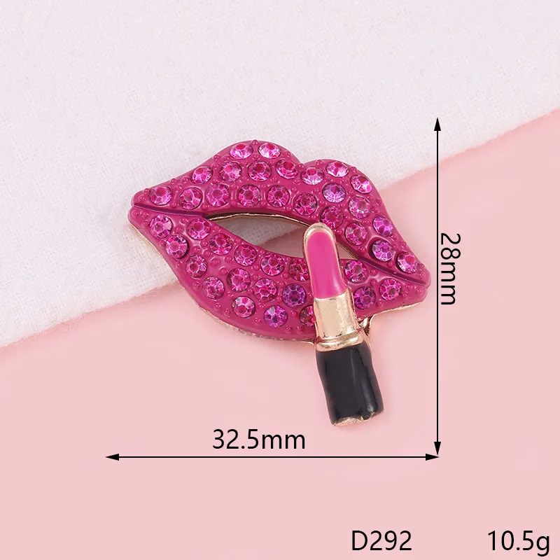 Labios rojos del Día de San Valentín con lápiz labial de diamante de cristal, decoración de resina 3D Diy, funda de teléfono para Ipad, piezas de adorno de espejo de maquillaje, 1 ud.