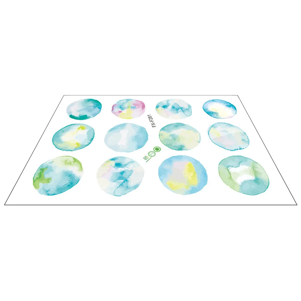 

12 Watercolor Bubble Wall Stickers Bedroom Decor Kids Room Wallpaper Bathroom Mural Peel Stick Decals Home DIY Art