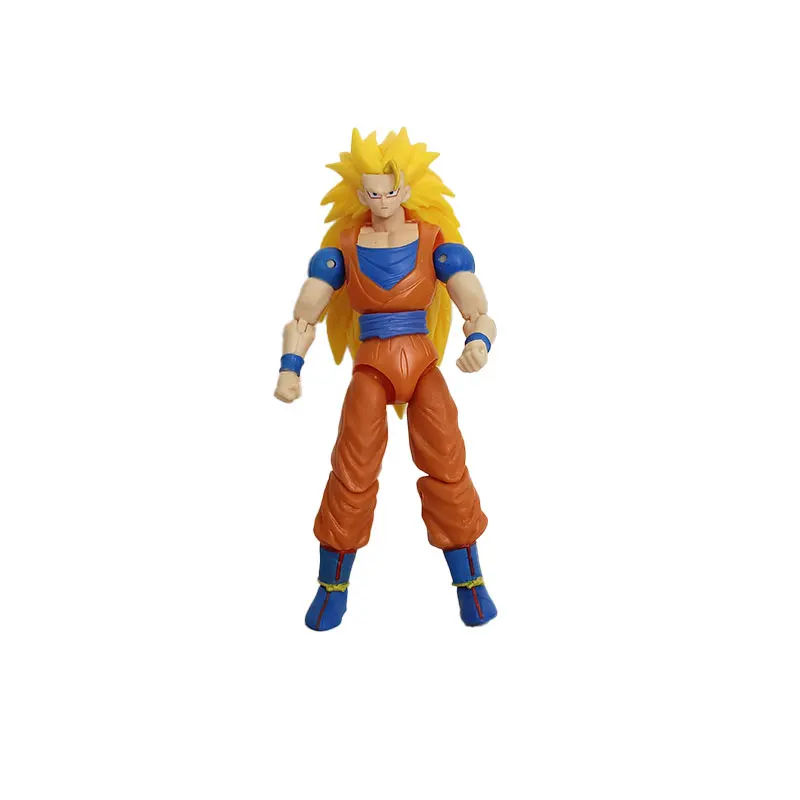 Dragon Ball Super Saiyan 3 Figure DBZ Movable and Modifiable Action Figure PVC Figurine PVC Collection Figura Toys