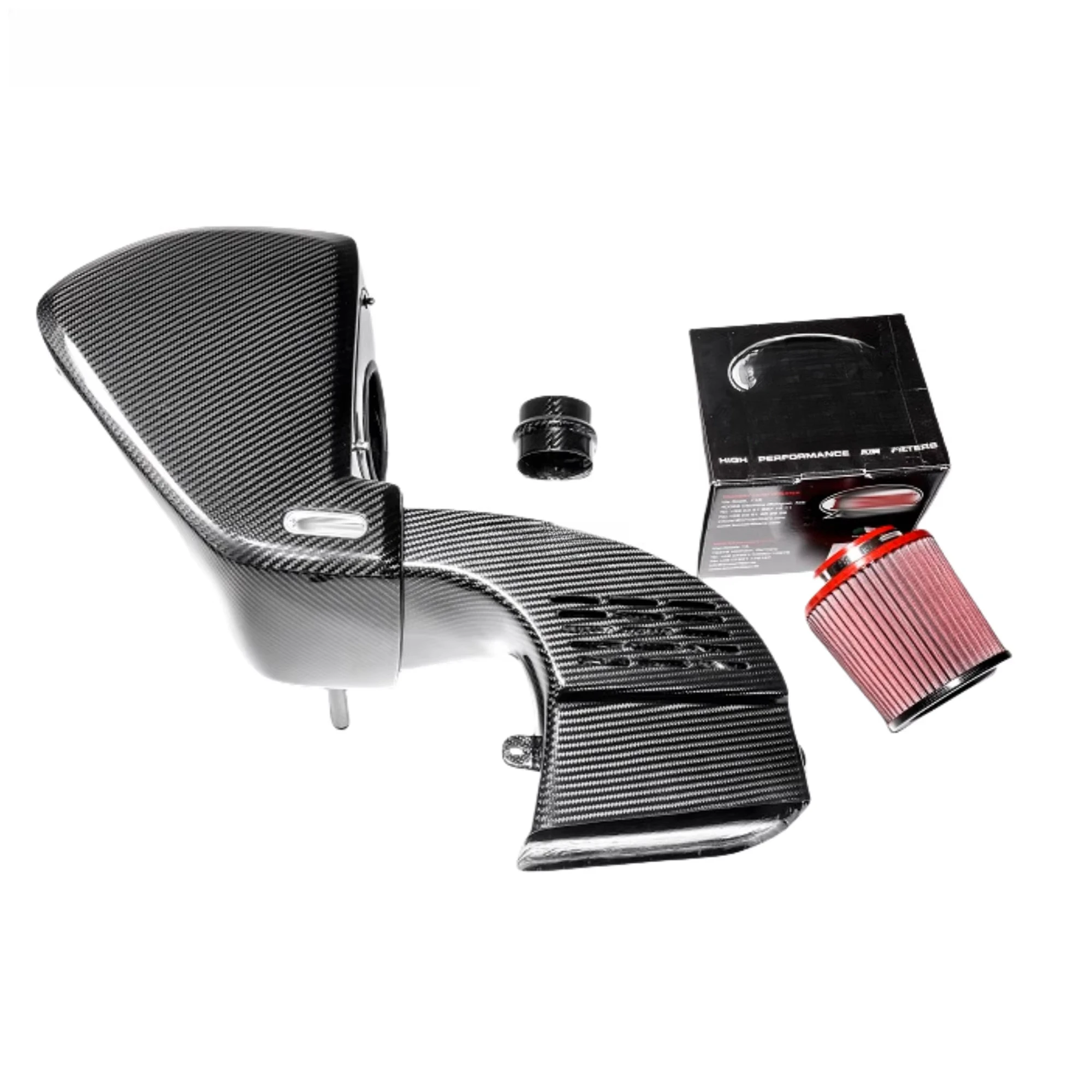 Heat-Shielded Real Dry Carbon Intake Manifold – Race-Grade Upgrade for Q5L B9 2018+ 2.0T​