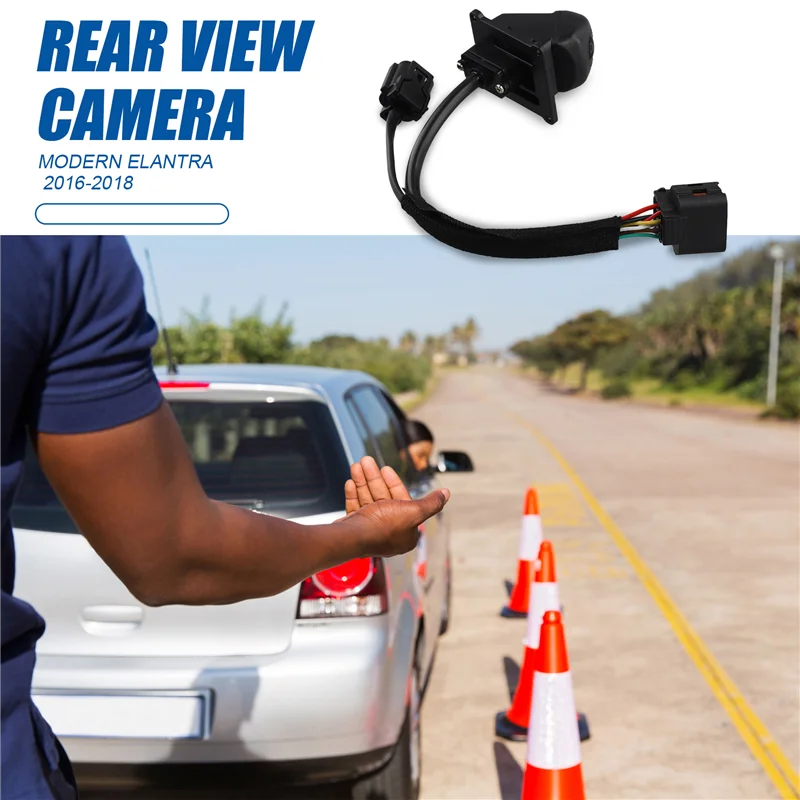 

AUTO 95766-F2001 Новая камера заднего вида, камера заднего вида, парковочная резервная камера для Hyundai Elantra 2016-2018 95766F2001