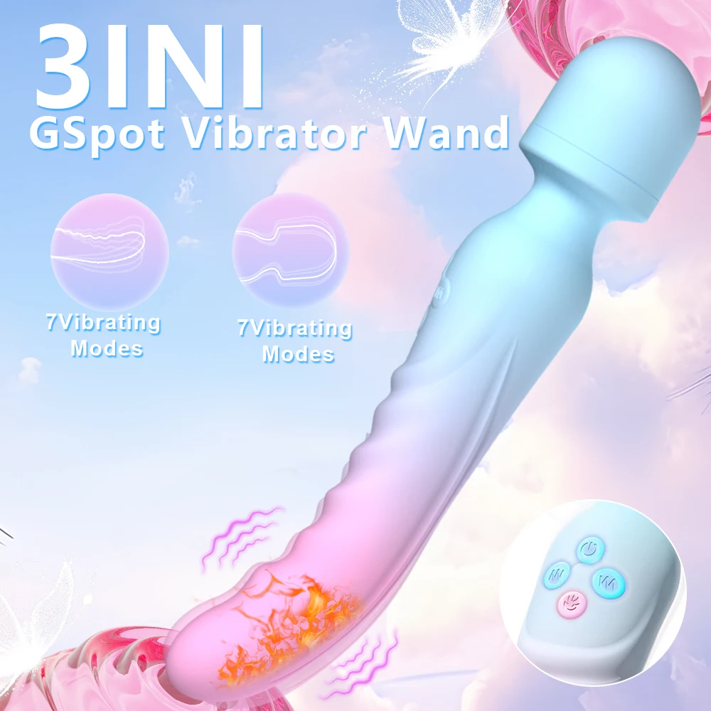 Powerful AV Magic Wand Vibrator for Women Anal Clitoris Stimulator Vagina G Spot Massager Wireless Female Masturbator Sex Toys